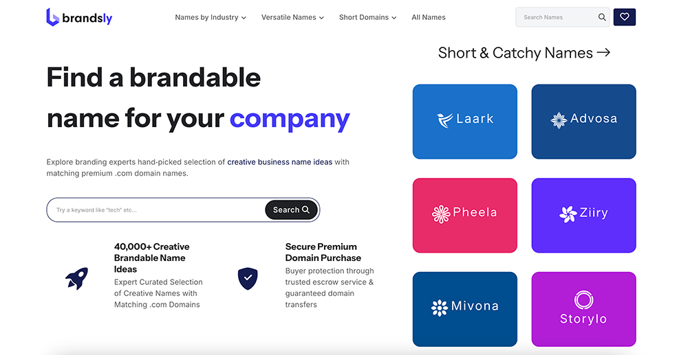 Brandsly website